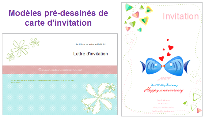 Carte d'invitation