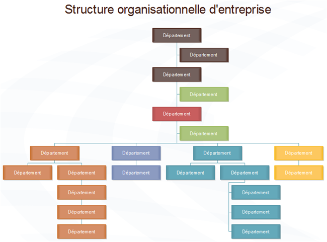 Structure organisationnelle d'entreprise