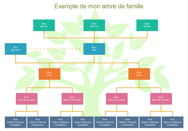 Exemples d'arbre généalogique