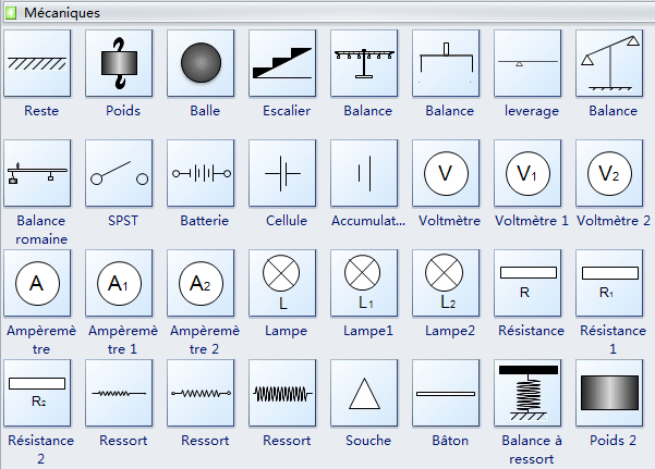Mechanics Diagram Symbols