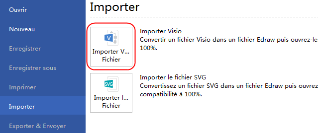 ouvrir le fichier vsdx avec le visionneuse visio EdrawMax