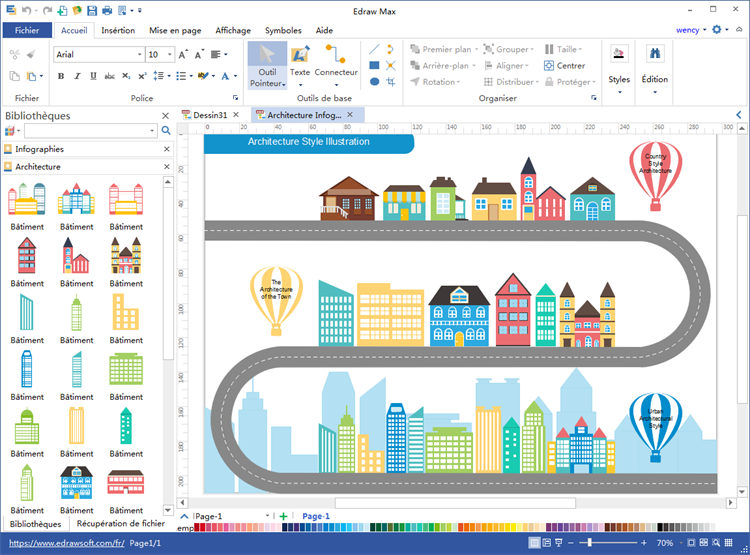 logiciel pour la création d'infographie