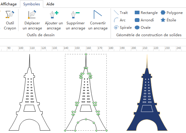 dessiner des éléments d'infographie de tourisme