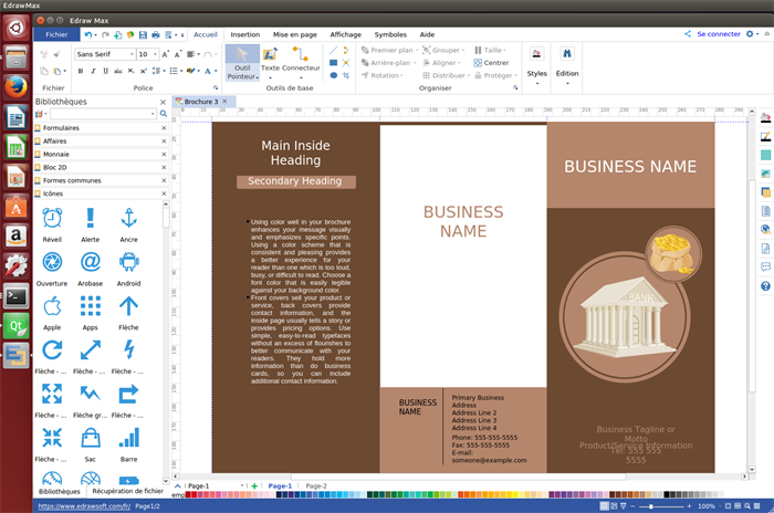Logiciel pour créer des dépliants et des brochures sur Linux