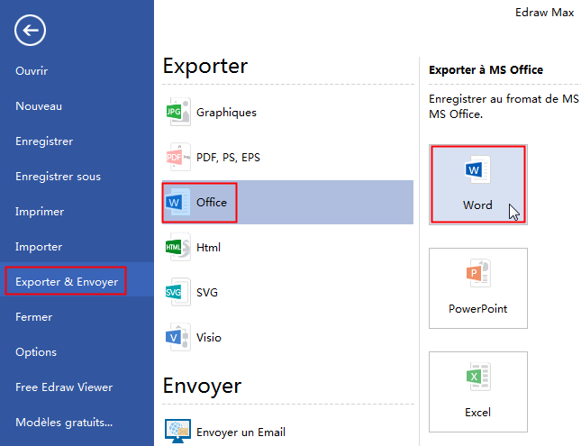 Exporter le logigramme au Word