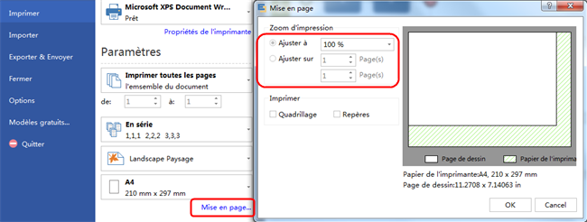 Imprimer l'organigramme