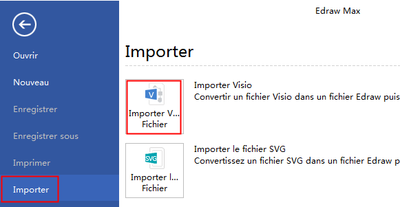 Ouvrir le fichier vsdx de Visio