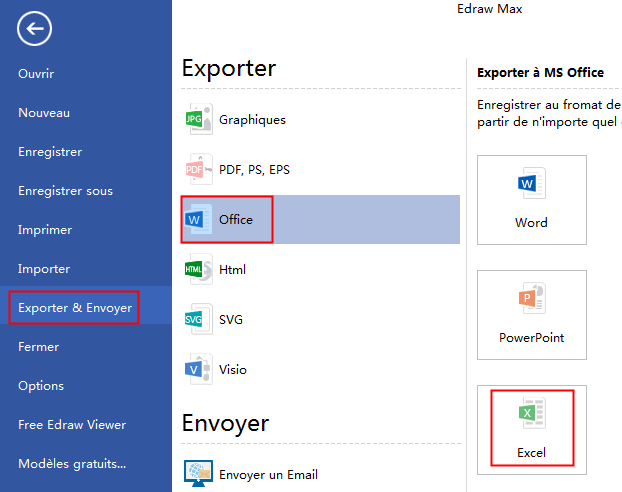 Convertir un fichier créé avec Visio en Excel