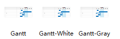 Gantt Chart Shapes