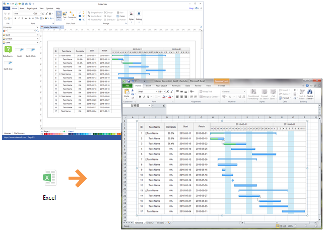 Convert Excel To Gantt Chart