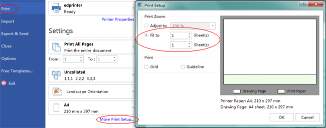 Print diagrams