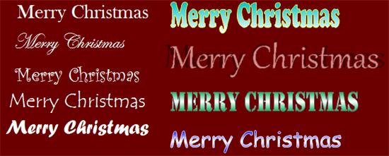 Christmas Card Font