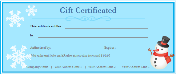 free clipart gift certificate template - photo #31