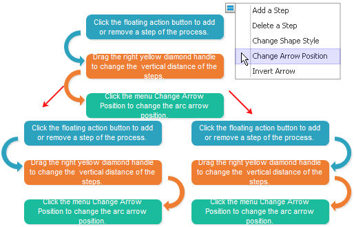 Change Arrow osition