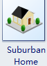 Forma de la casa suburbana