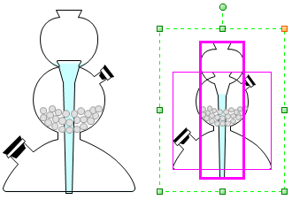 Resize Laboratory Equipment Shape