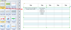 Drag a Status Table