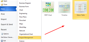 Status Table Template