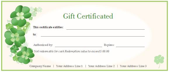 gift Certificate