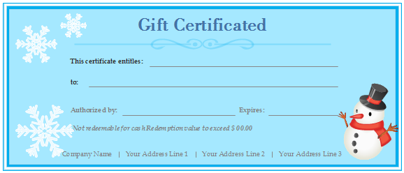 Teal Tiffany Gift Certificate Templates Editable Gift 