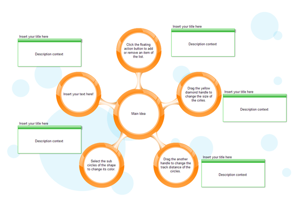 Circular Organizational Chart Template