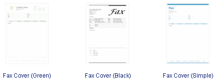 Fax Cover Template