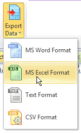 Export to MS Word