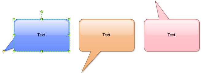 goblos de texto en forma de rectángulo