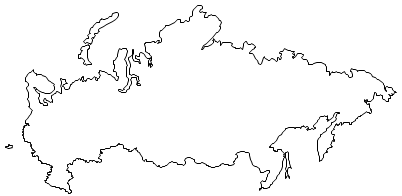Russland Karte