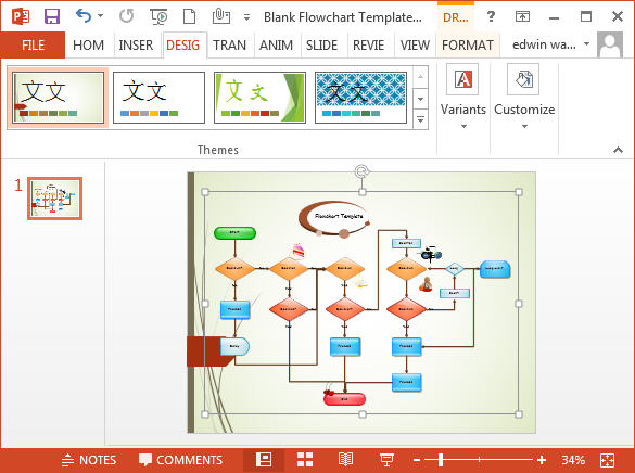 How To Make Process Flow Chart In Powerpoint