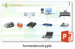 diagramme de réseau domestique