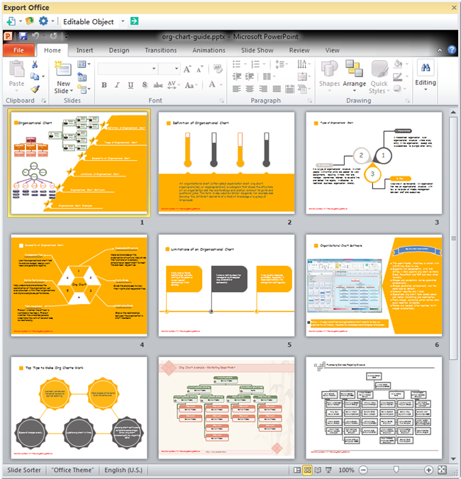 Organizational Chart Template Powerpoint Download