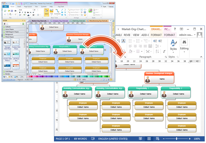 Organizational Chart Maker Word