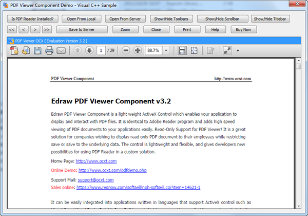 Composant de visionneuse PDF
