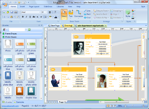 Ms Office Organizational Chart Template