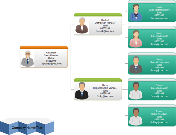 Organizational Structure Chart Sample