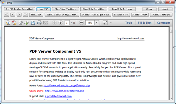 C Print Pdf Programmatically