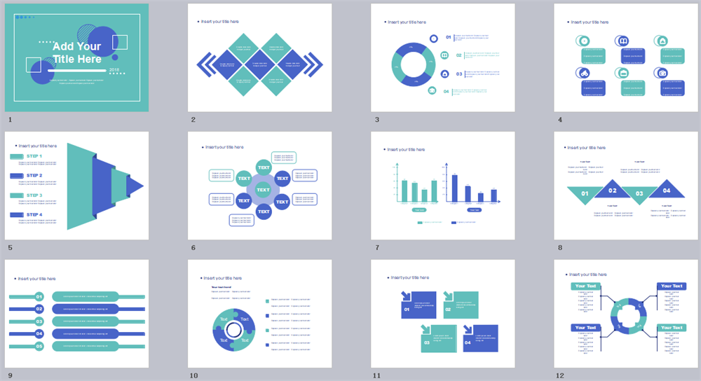 Modelo Infográfico PowerPoint