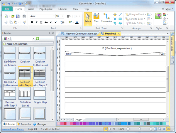 Software de diagrama NS