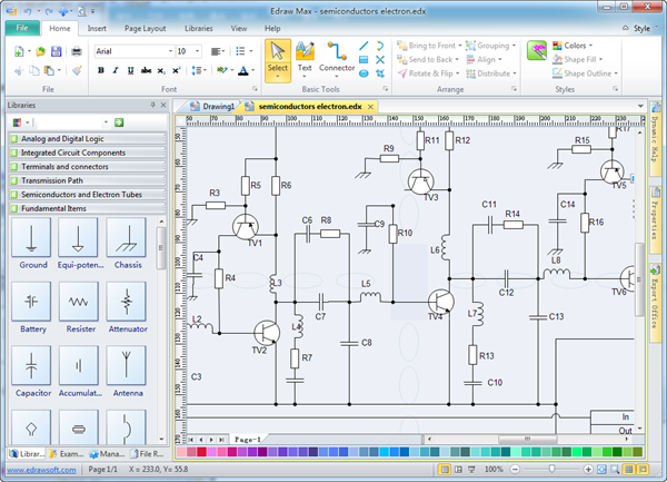 Visio Alternative for Electrical Engineering Edraw