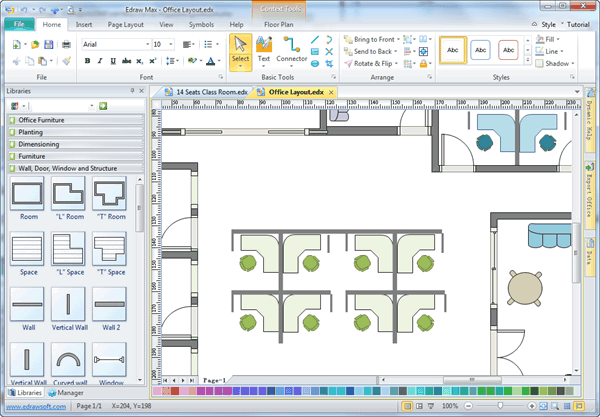 Space planning tools