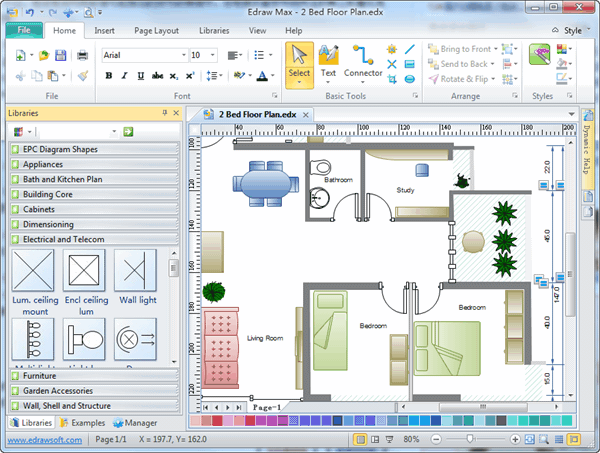 Floor Plan Software - Create Floor Plan Easily From Templates and 