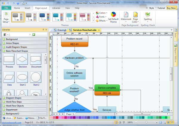 software mac design flowchart Flowchart Tools Drawing