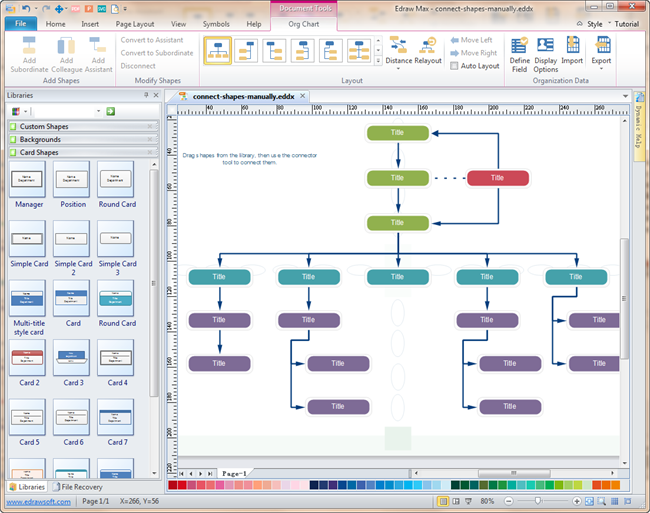 Easy Organizational Chart Creator