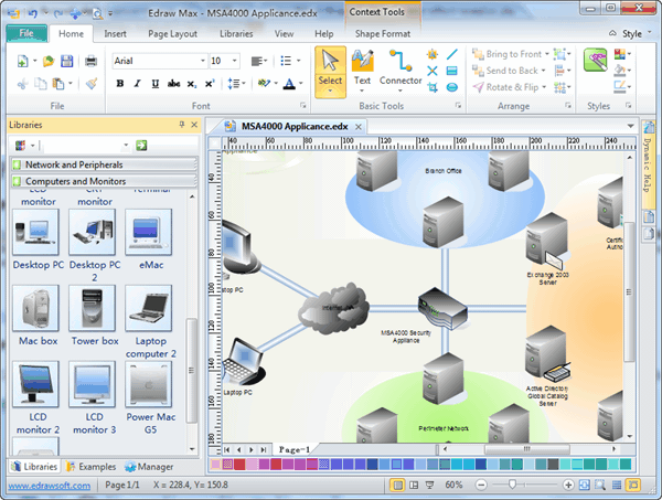 Software Diagrammi di Rete Fisica