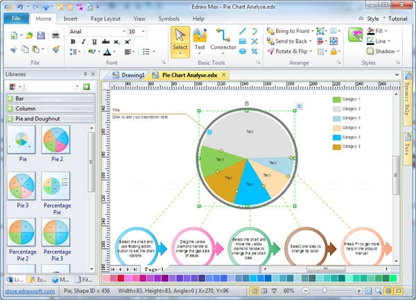 Software de Gráfico Circular