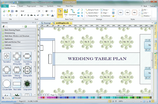 wedding table layout app - Togo.wpart.co