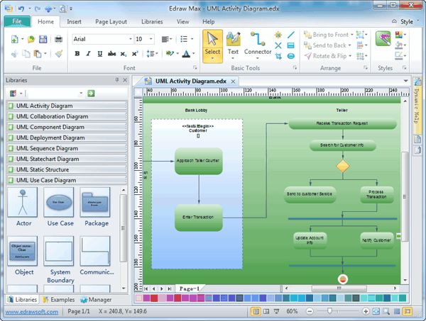 UML Activity Diagrams, Free Examples and Software Download