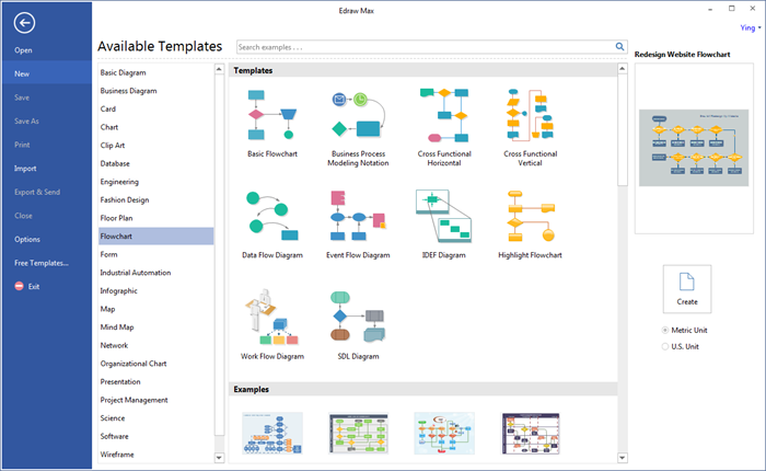 Visio Software Flow Chart Examples