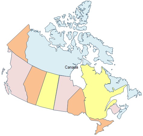 Geo Map - Canada